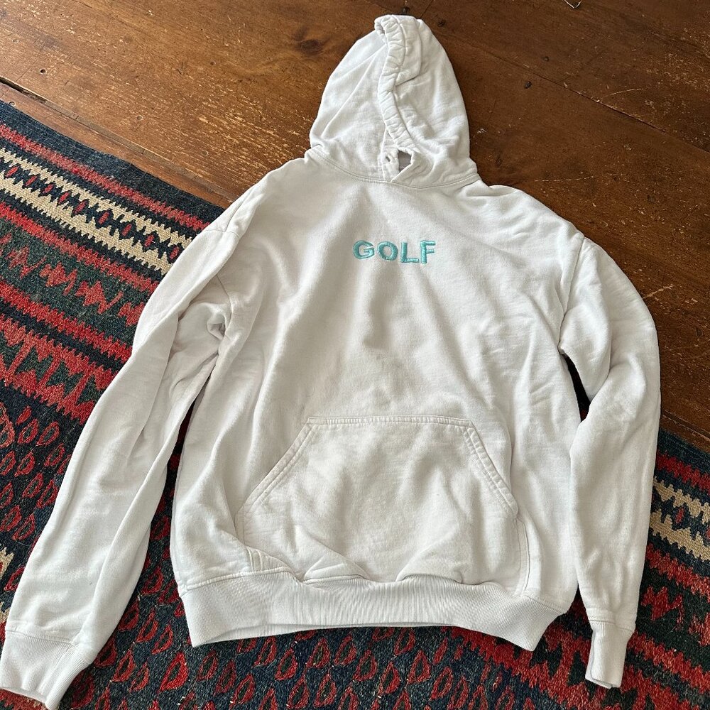 White GOLF sweatshirt